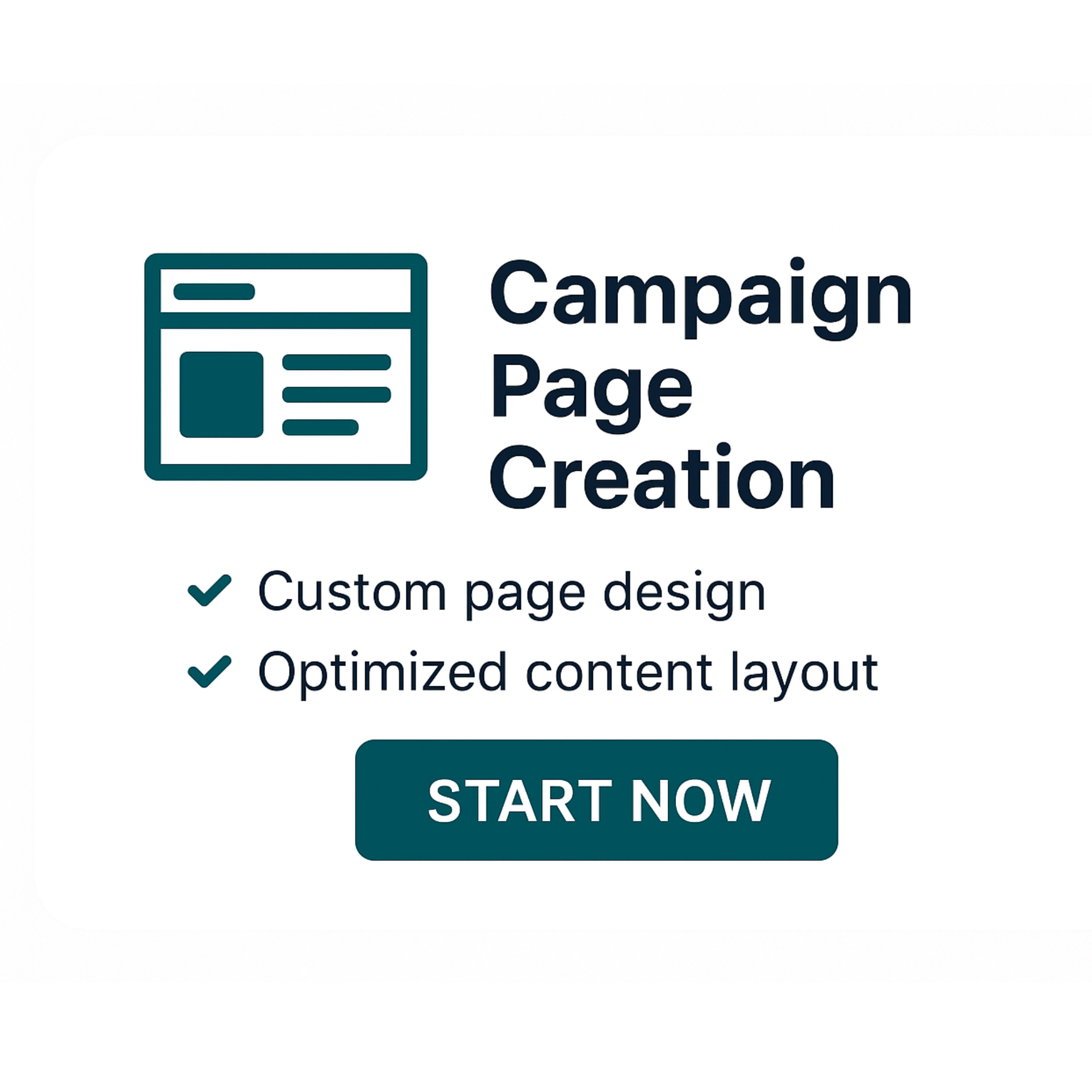 Campaign Page Creation