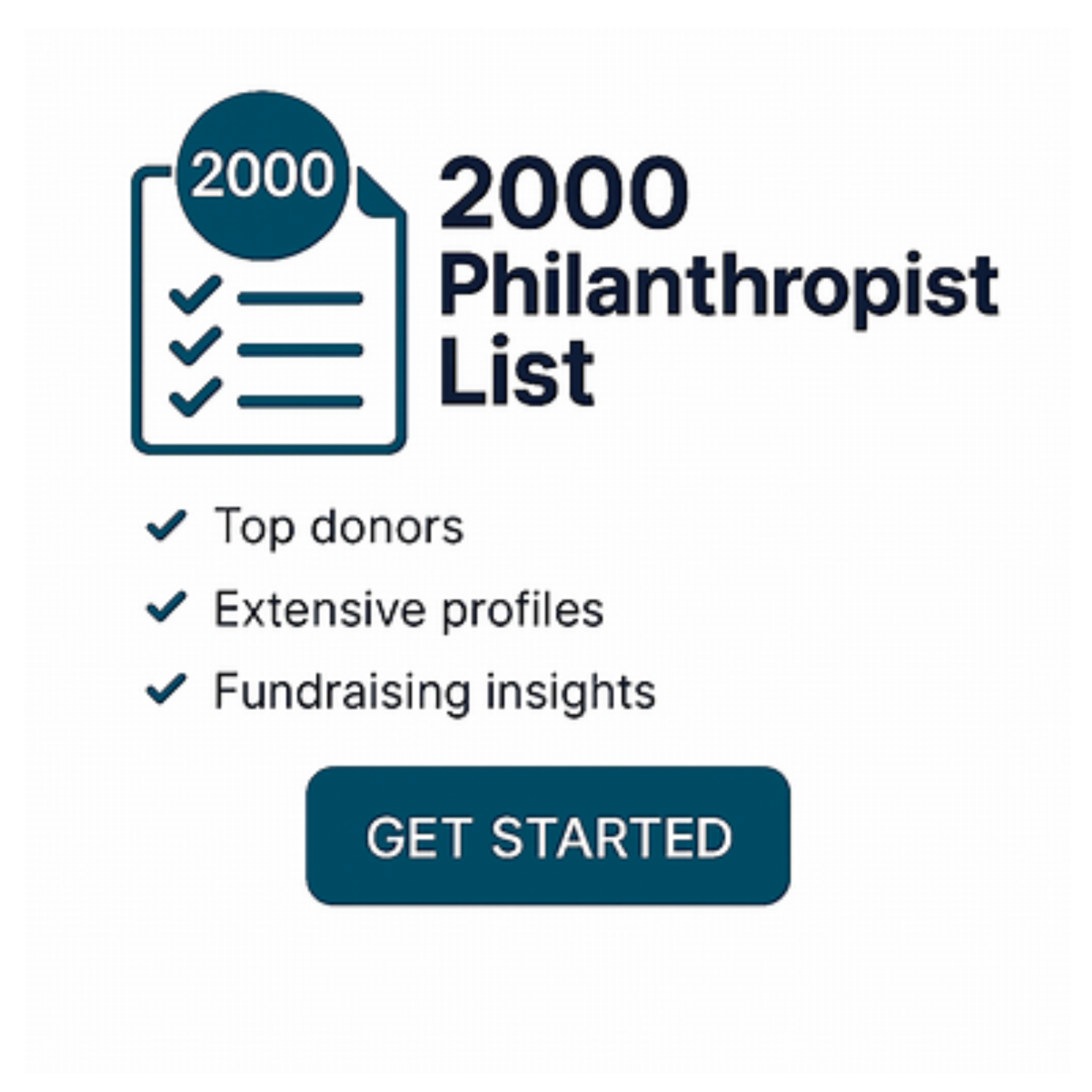 2000 Philanthropist List
