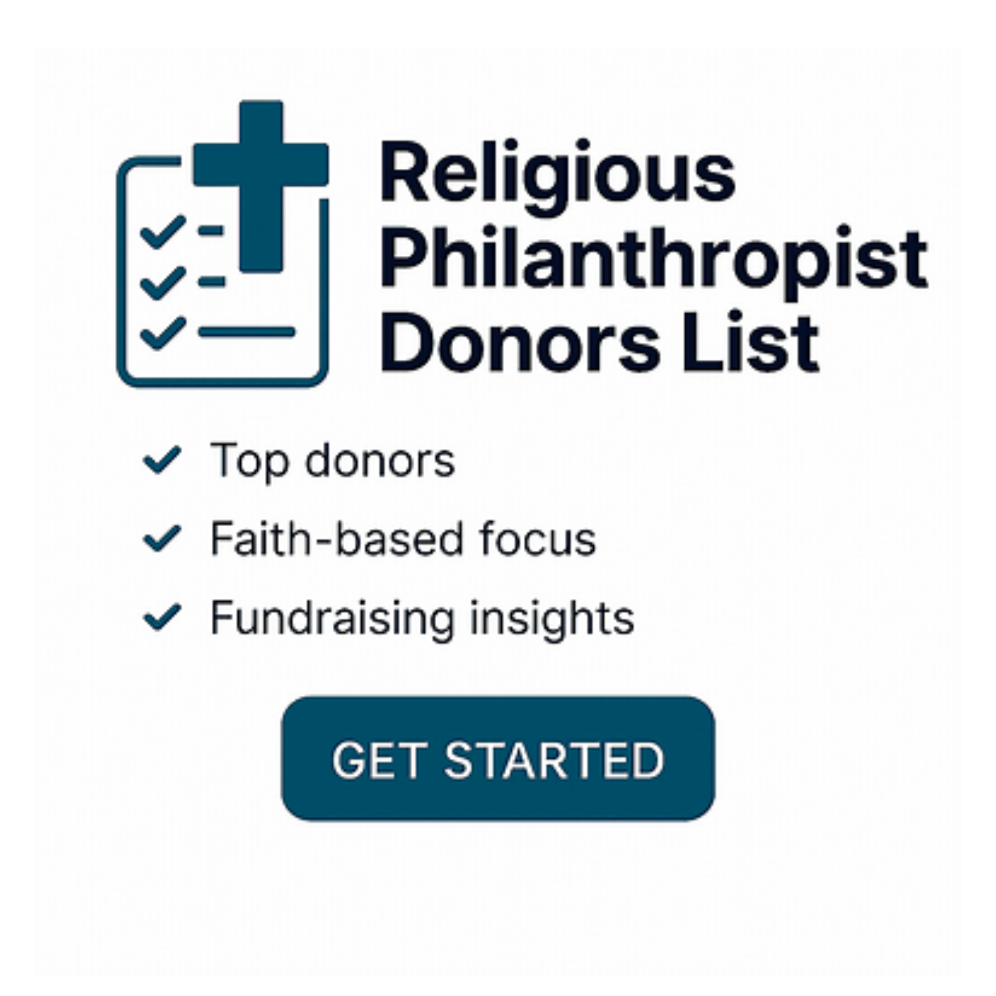 Religious Philanthropist Donors List