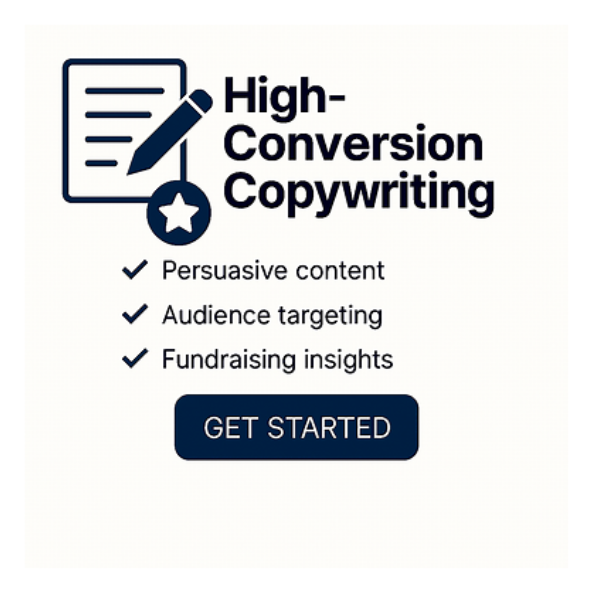 High Conversion Copy Writing
